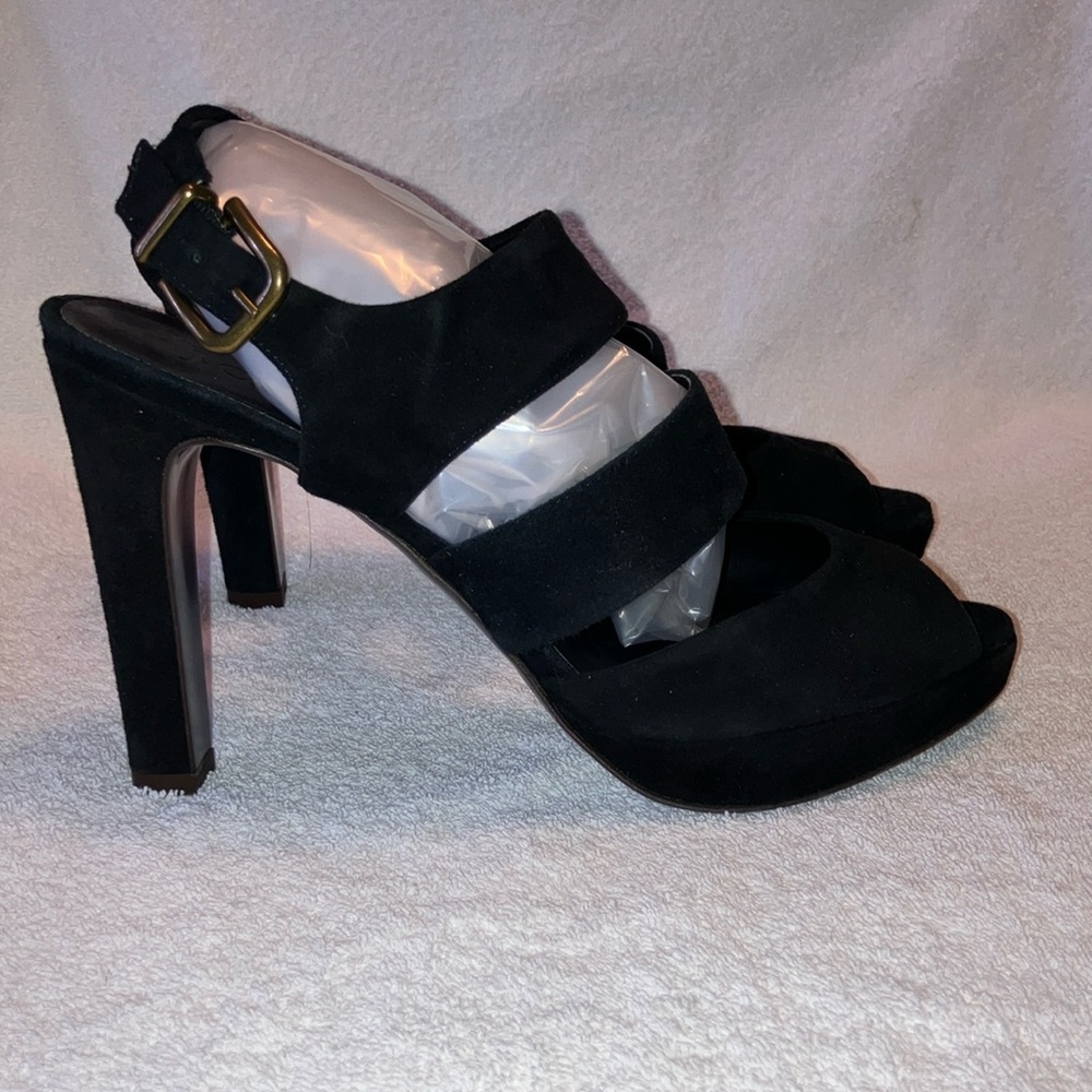 J. Crew suede Collins heels